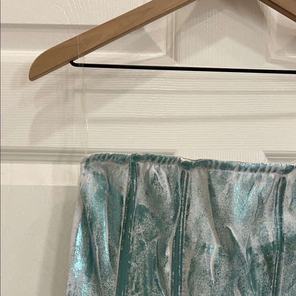 NWT Strapless Metallic Foil Jumpsuit XL - Picture 11 of 14